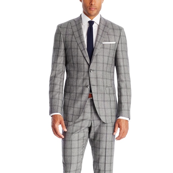 Hugo boss plaid suit Clearance